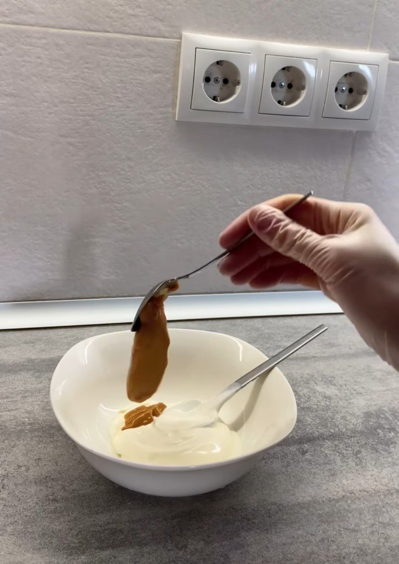 сметана со сгущенкой