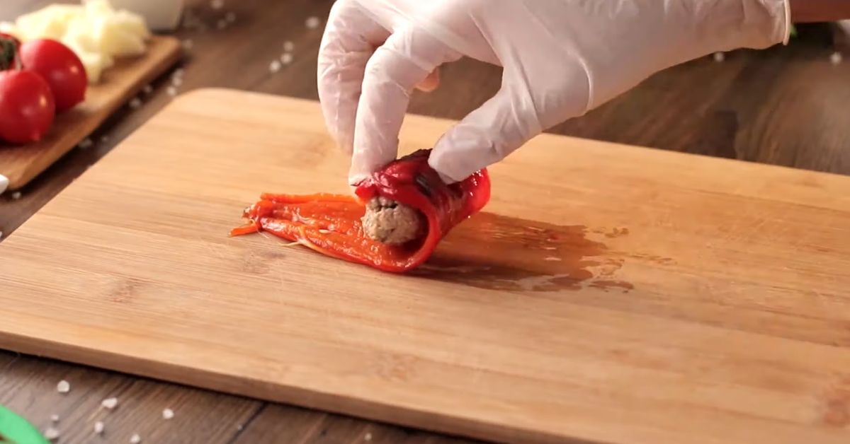 фаршированные перцы под сыром