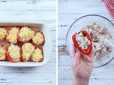 Фаршированный перец с курицей