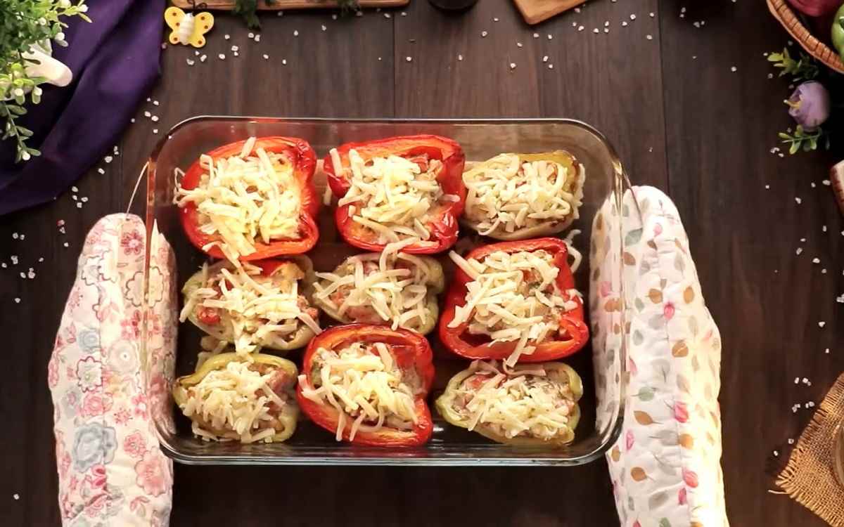 перцы под сыром