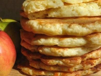 Финские творожно-яблочные лепешки