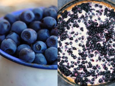 Финский черничный пирог