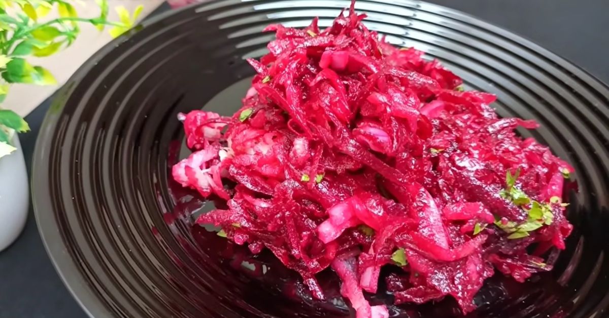 салат со свеклой