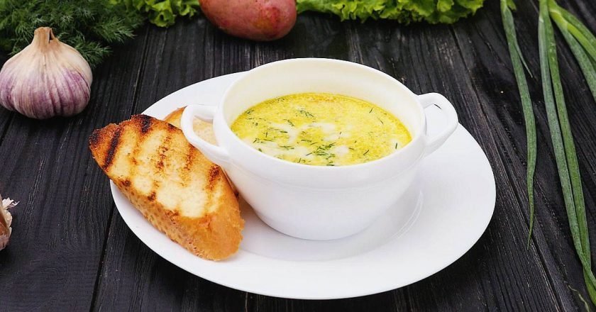французький сирний суп - готуємо з покроковими фото
