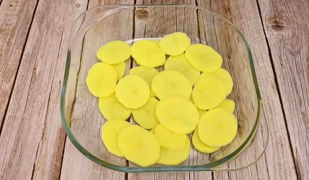 картофель в форме