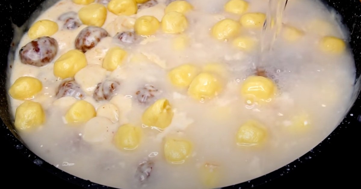 фрикадельки с клецками