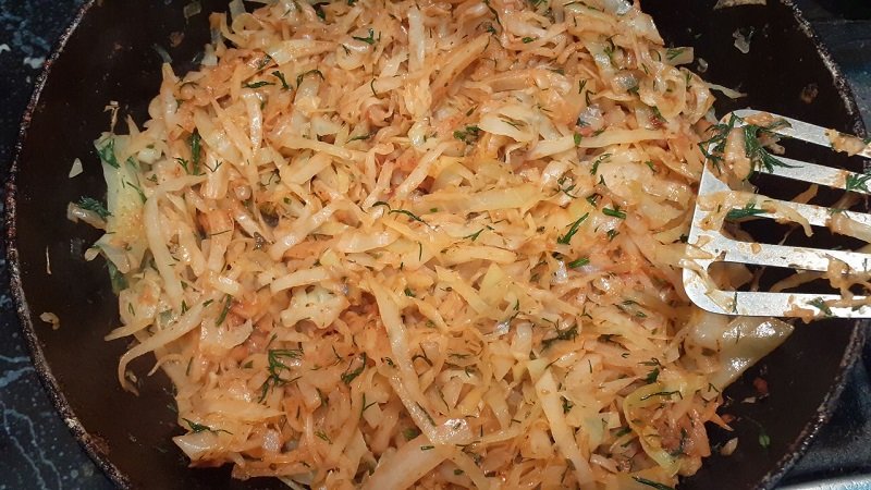 пирожки с капустой рецепт