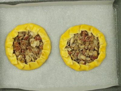 Галеты с грибами