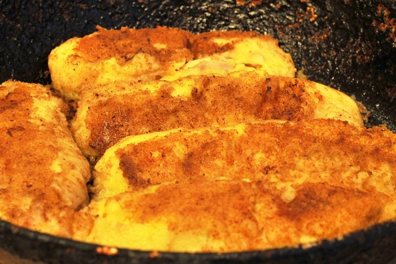 обжаривание кручеников