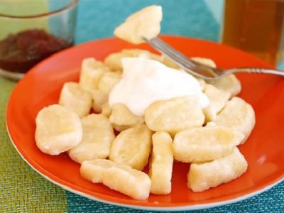 Галушки из творога