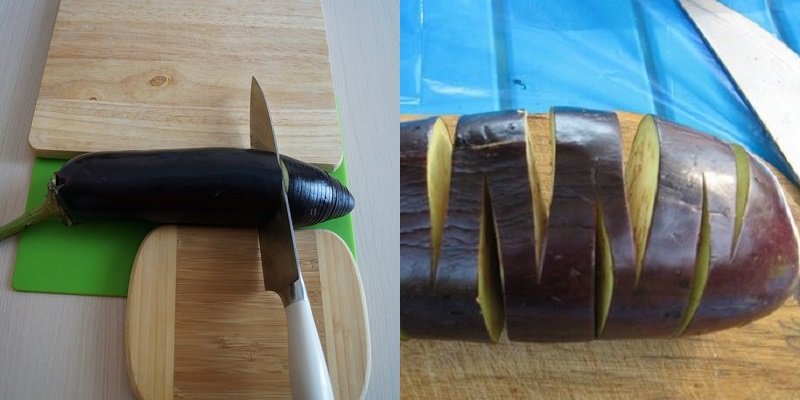 баклажаны на шпажках