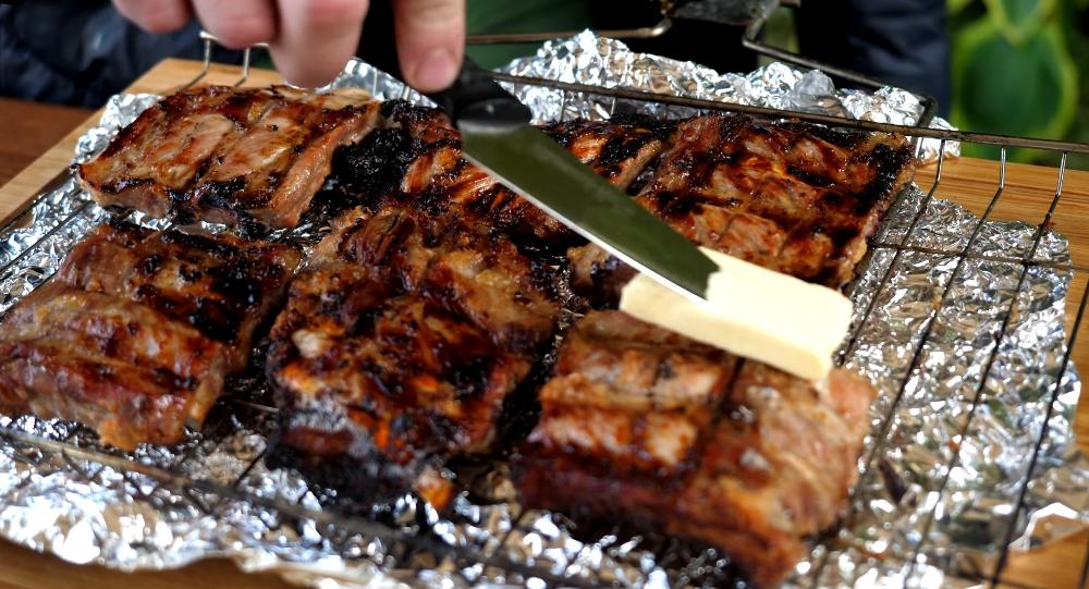 глазированные ребра