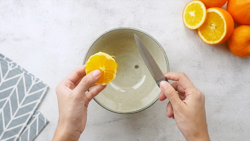 нарезка апельсина