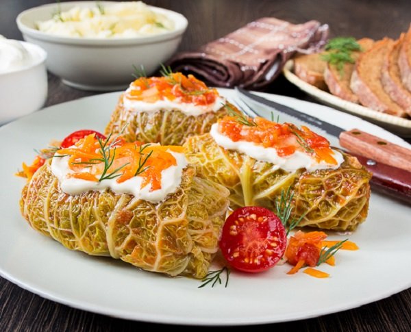 голубцы из савойской капусты