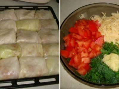 Голубцы под шубой