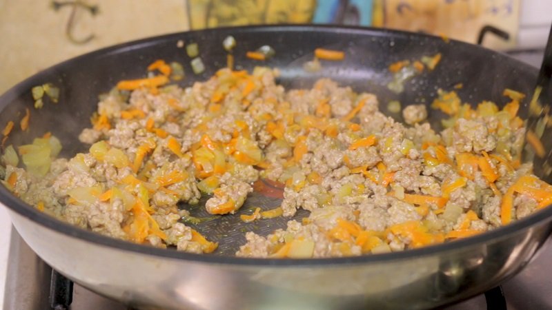 жарка фарша