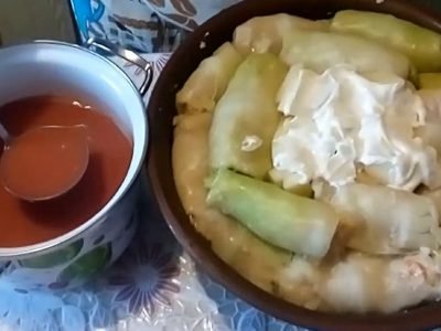 Голубцы с картошкой