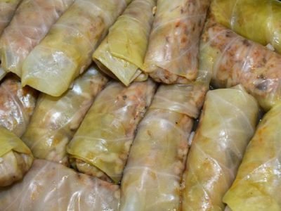 Голубцы с шампиньонами без мяса