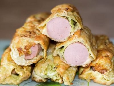 Голубцы с сосисками