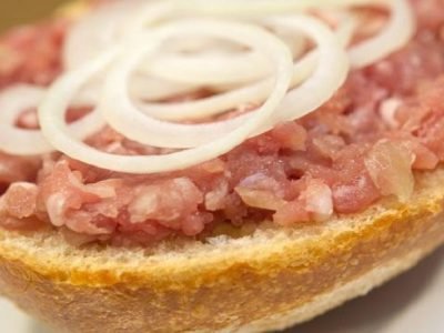 Горячие бутерброды с фаршем