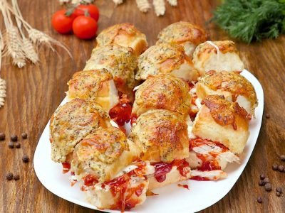 Горячие бутерброды с курицей