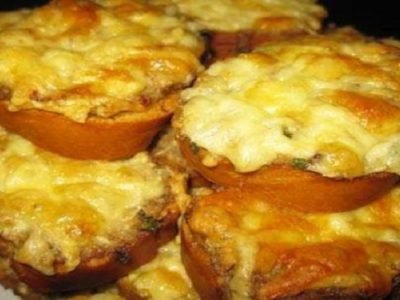 Горячие бутерброды с рыбой