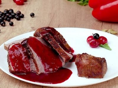 Говядина в сладком соусе