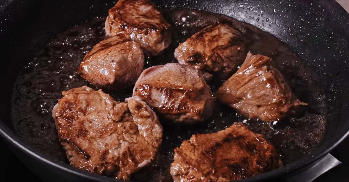 жареная говядина