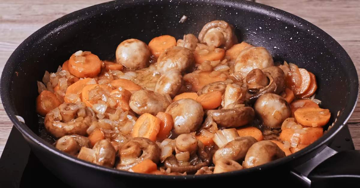 овощи с грибами