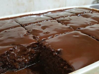 Греческий шоколадный пирог