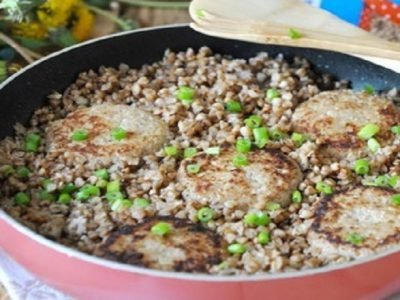 Гречка на сковороде