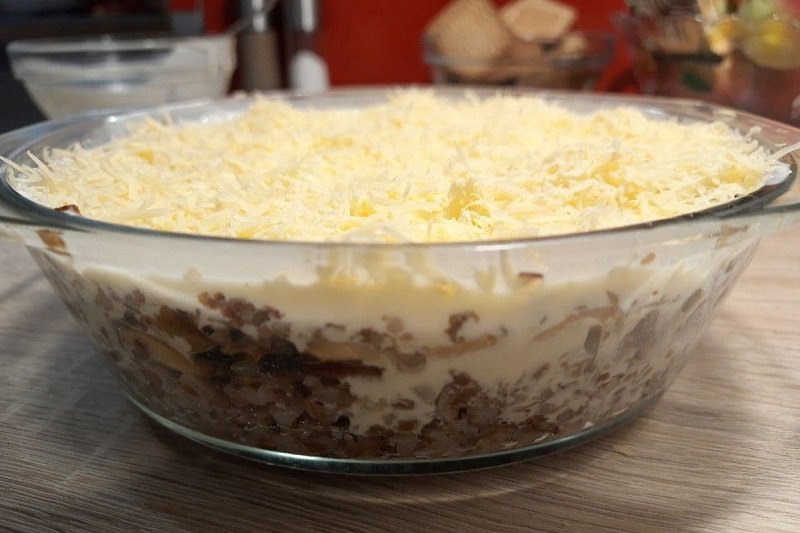 яподача готовой гречки по-польски