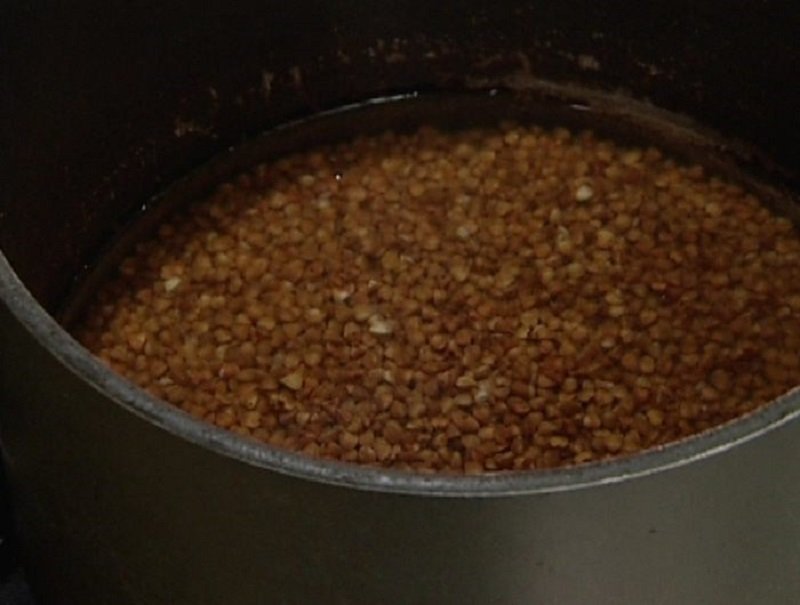 гречка в воде