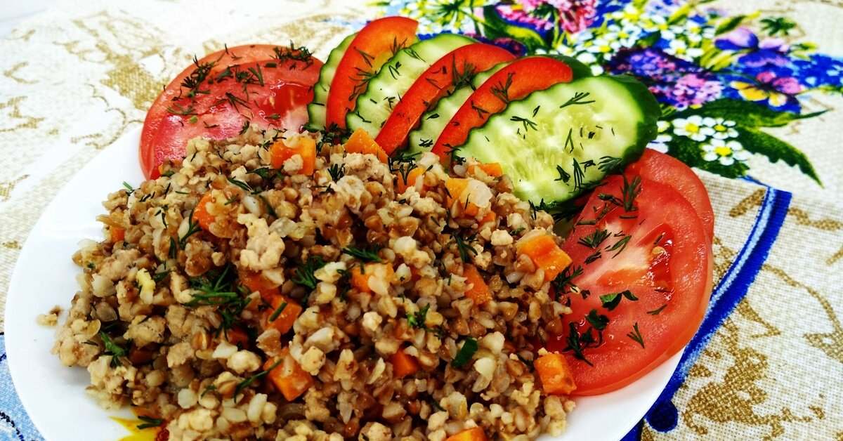 тушеная гречка