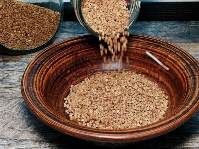 Гречка в томатном соусе