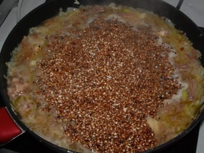 Гречневая каша с грибами