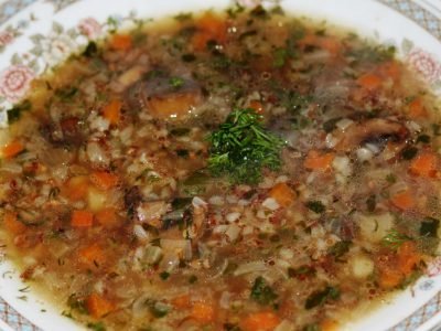 Гречневый суп