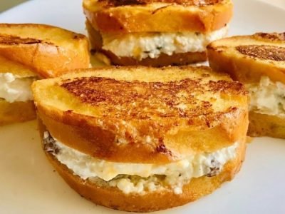 Гренки с кармашками к завтраку