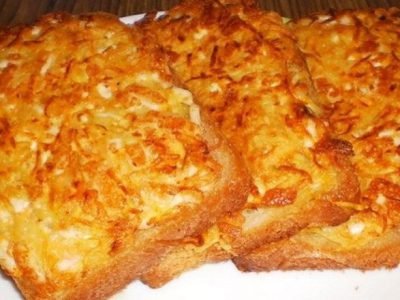 Гренки с картофелем