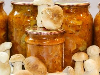 Грибная солянка с капустой на зиму
