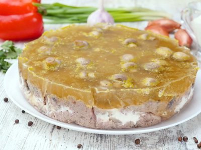 Грибной торт