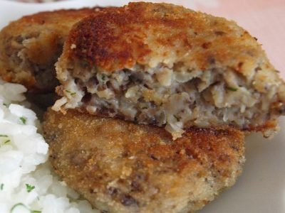 Грибные котлеты
