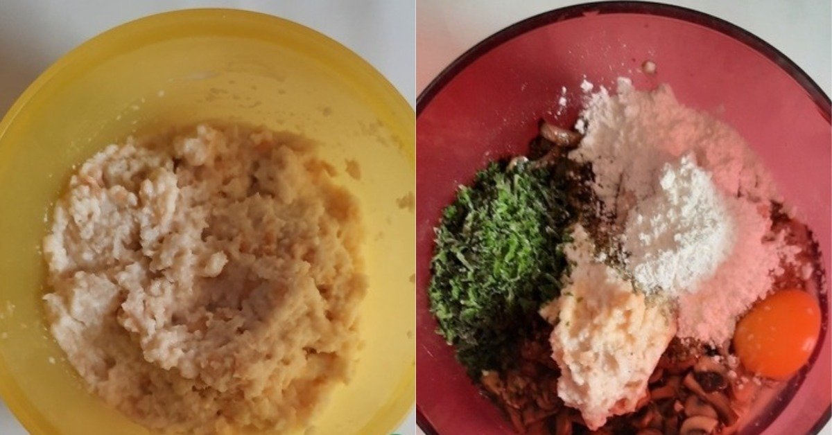 оладьи с шампиньонами