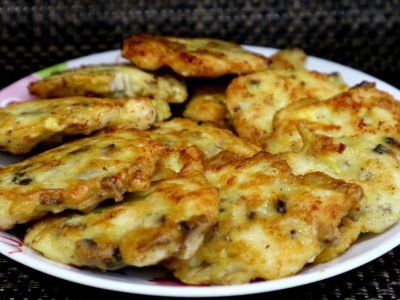 Грибные оладьи