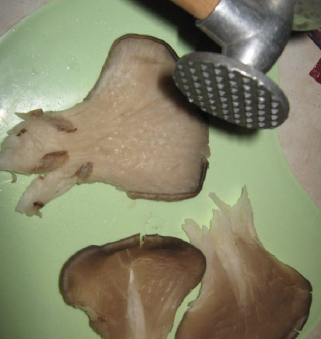 грибные отбивные фоторецепт