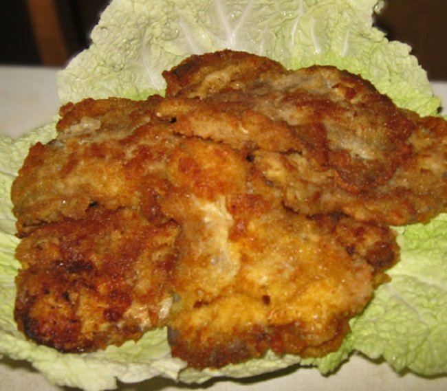 грибные отбивные фото