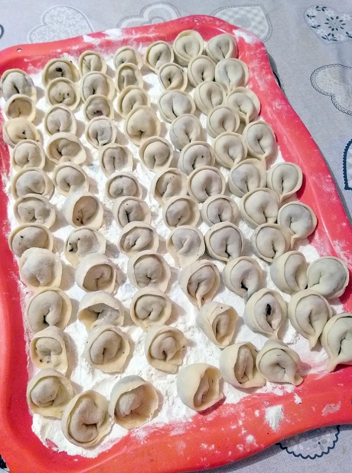 пельмени с белыми грибами