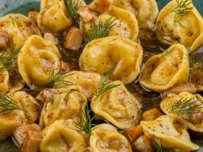 Грибные пельмени