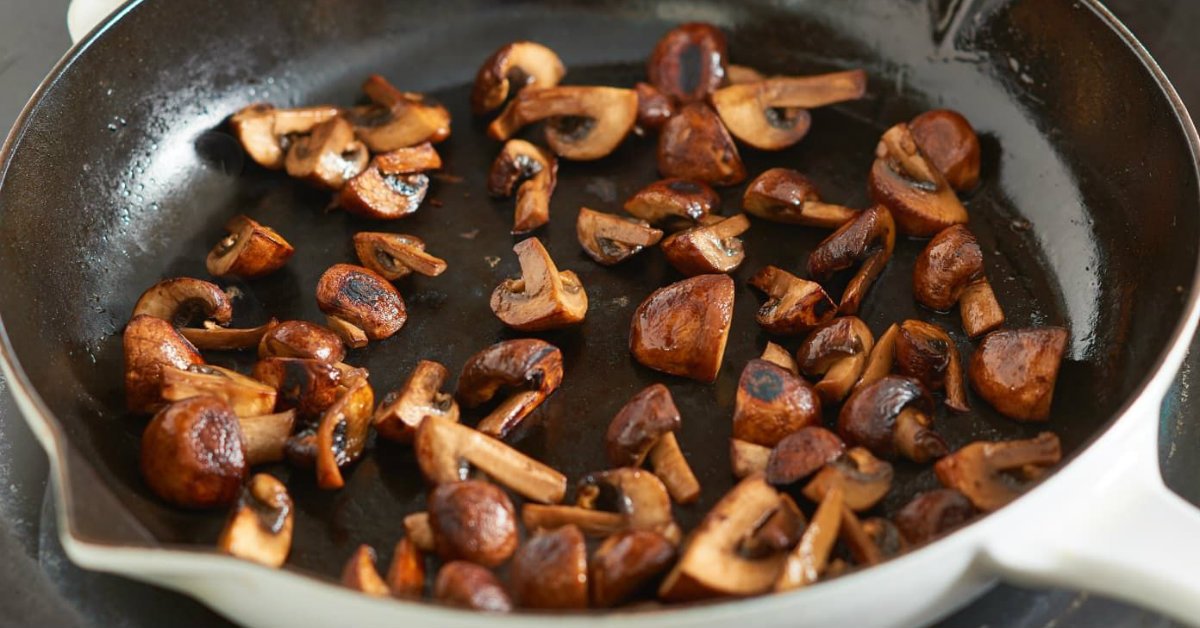 как жарить шампиньоны