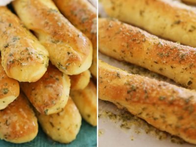 Гриссини с чесноком